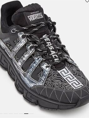 Versace Black & Silver Trigreca women’s Sneaker
